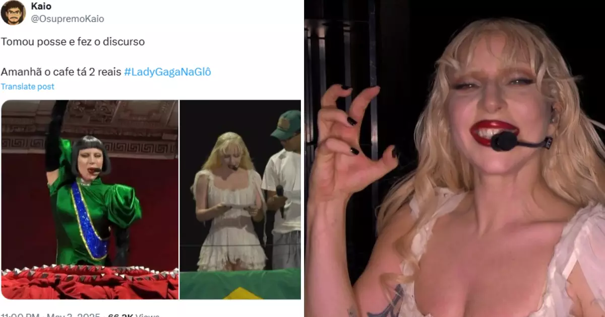 Web reage a show histórico de Lady Gaga; veja os memes