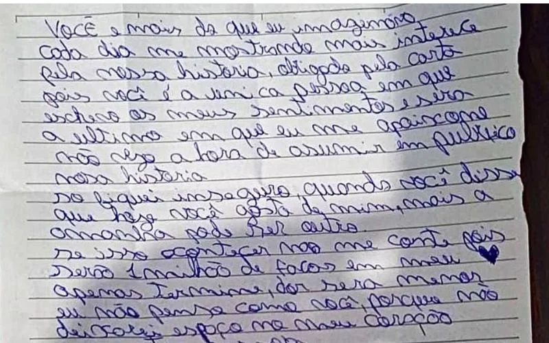 Pai denuncia vizinho de 41 anos por enviar carta e trocar mensagens com menina de 11 anos na região metropolitana abc+