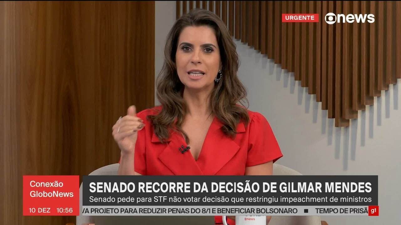 Senado pede que STF suspenda decisão de Gilmar sobre impeachment até que projeto seja votado no Congresso G1