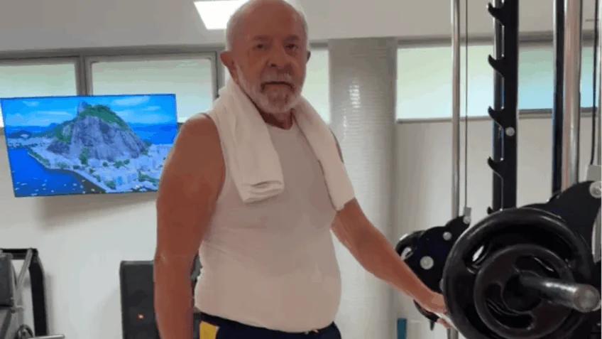 Janja faz live e mostra Lula malhando: Sem IA e sem PowerPoint