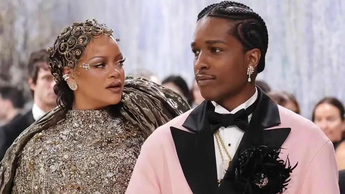 “Olhar fulminante” reação de Rihanna enquanto marido conversa com outra viraliza