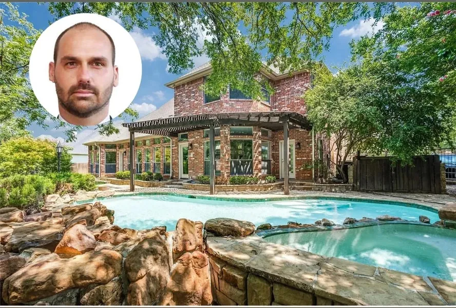Vida de resort: veja fotos da mansão de Eduardo Bolsonaro nos EUA, avaliada em R$ 6 milhões