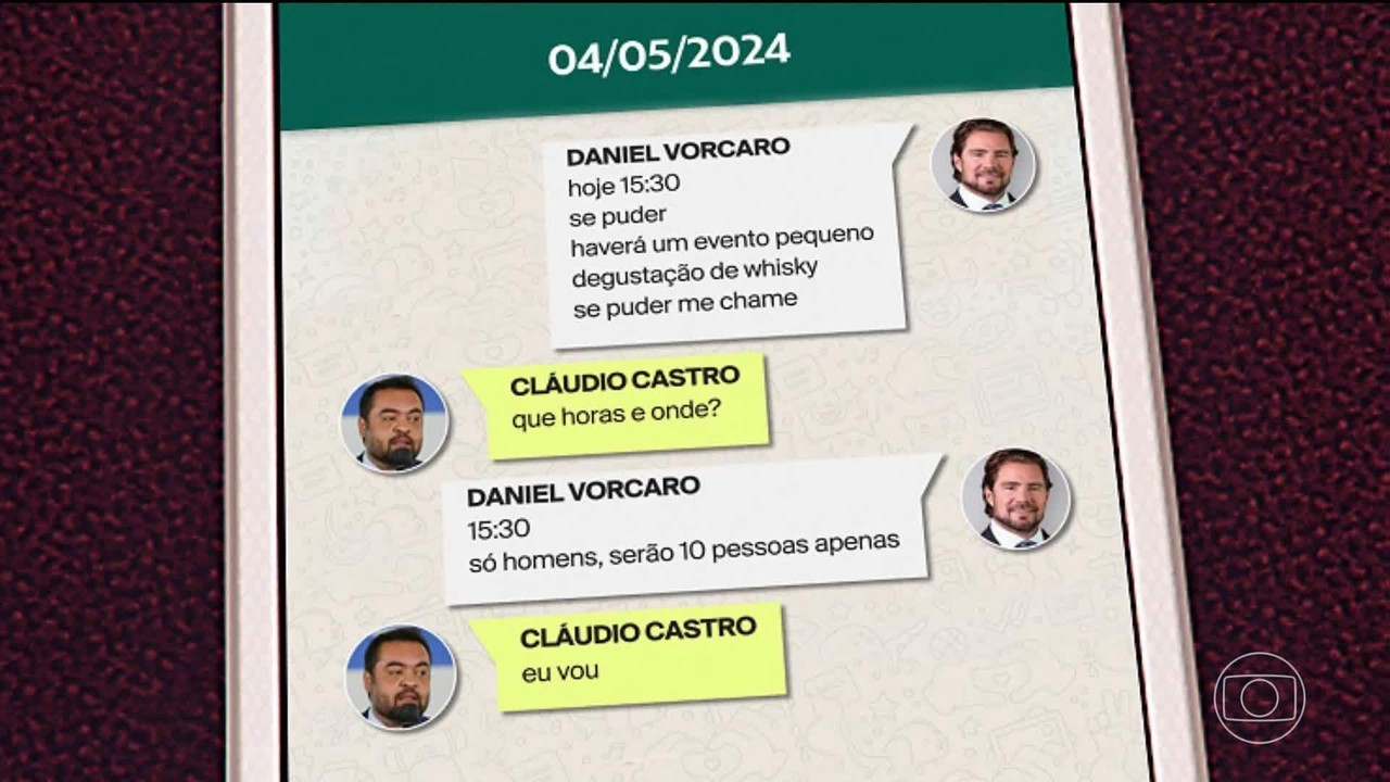 ‘Você é meu amigo, não conta , disse Castro a Vorcaro após elogio G1