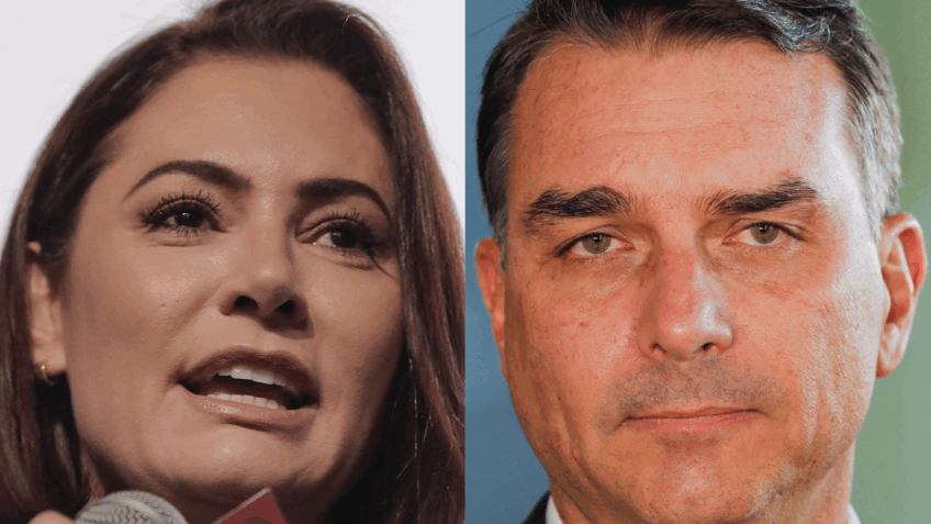 Michelle e Flávio dividirão palco no Ceará em meio a disputa interna