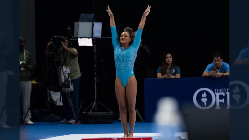 Após pausa de 2 anos, Rebeca Andrade leva ouro no Pan do Rio