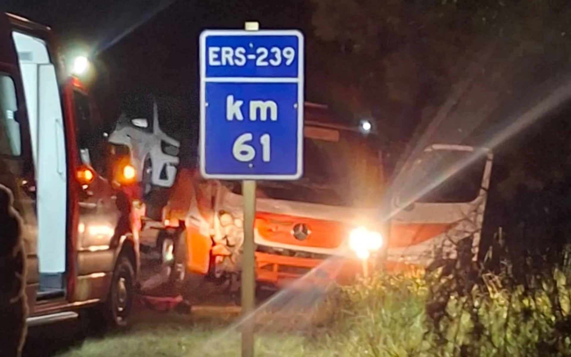 Motociclista morre após se envolver em acidente com caminhão guincho na RS-239 abc+