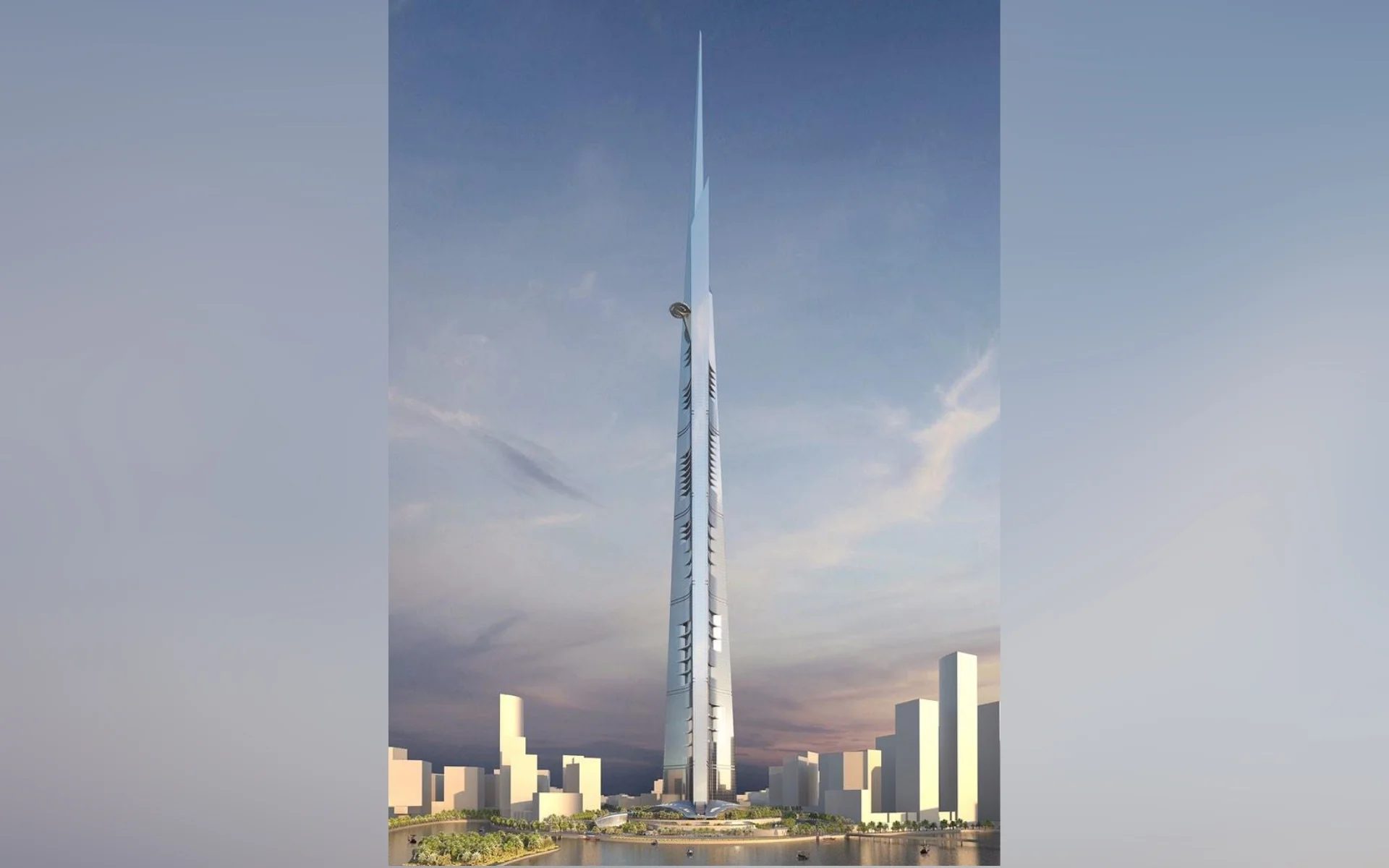 Maior torre do mundo Prédio com mais de 1 km de altura está em construção para bater os recordes do Burj Khalifa abc+