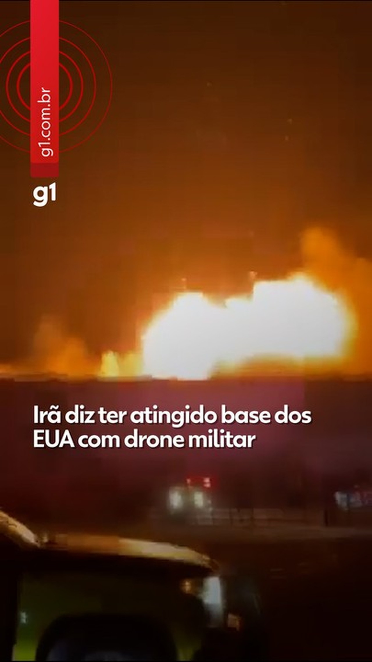 Irã diz que drone atingiu base dos EUA no Kuwait e divulga vídeo VEJA G1