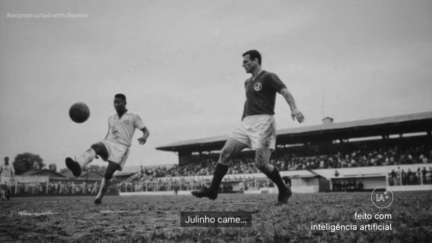 Google recria com IA gol que Pelé considerava o mais bonito
