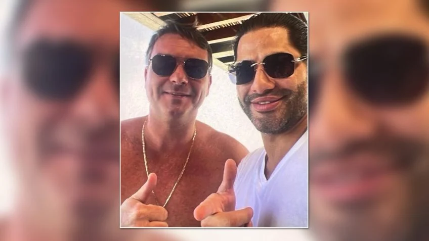 Plataforma diz ser real tamanho de dedo de Sicário em foto com Flávio