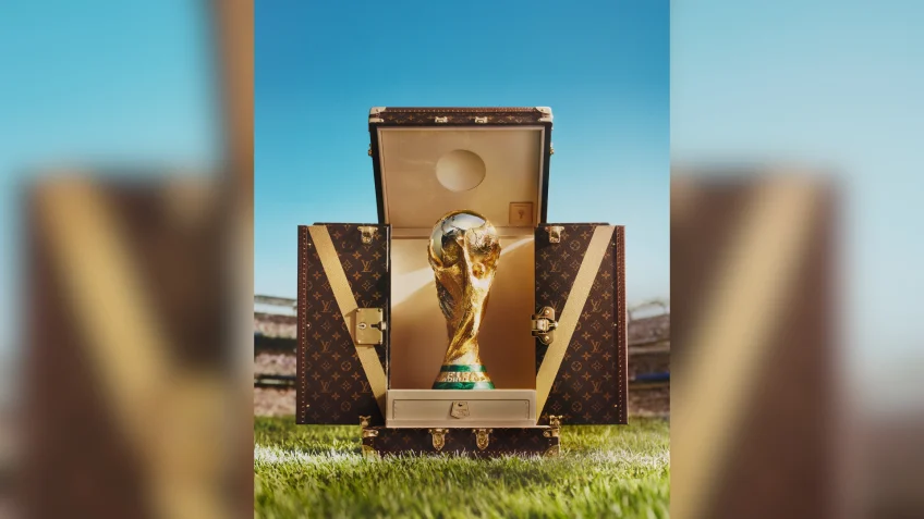Troféu da Copa do Mundo chegará à final em baú da Louis Vuitton