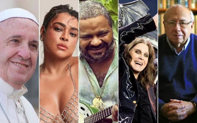 Papa Francisco, Preta Gil e mais: Relembre os famosos que morreram em 2025 abc+