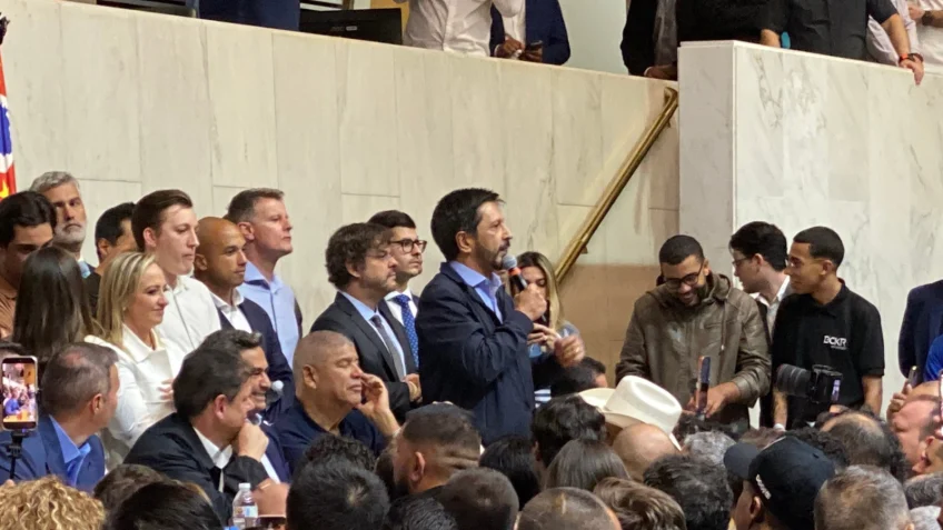 Nunes diz que Flávio vai resgatar a soberania nacional se for eleito