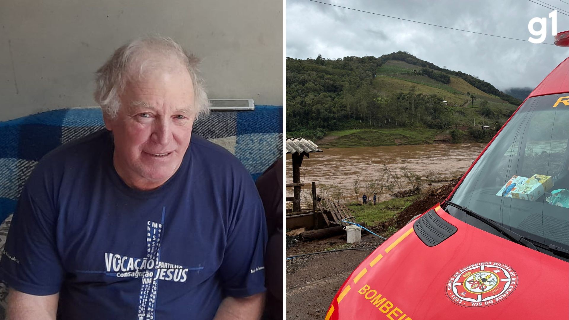 Chuvas no RS: homem morre no rio onde família perdeu casa em 2023 G1