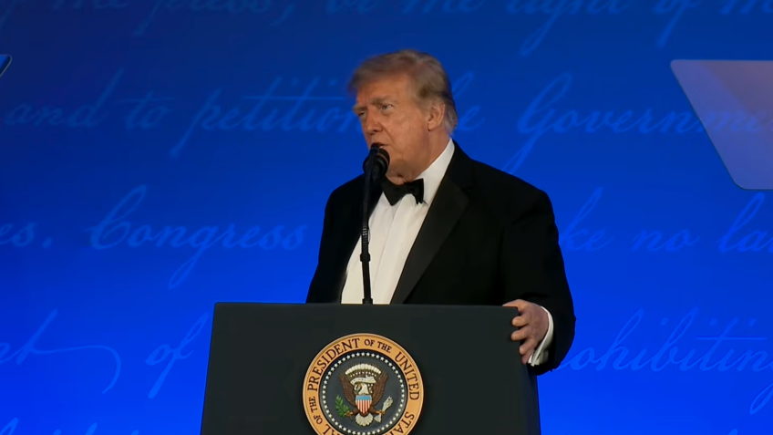 Leia a íntegra do discurso de Trump em jantar com jornalistas