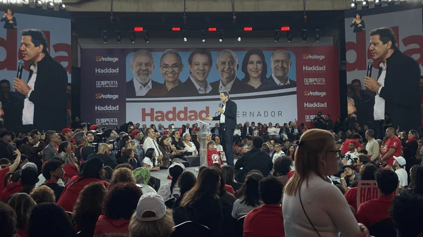 Haddad diz que é muito difícil o campo progressista ganhar em SP