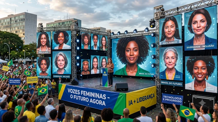 Voltaire de Souza Mais mulheres no palanque