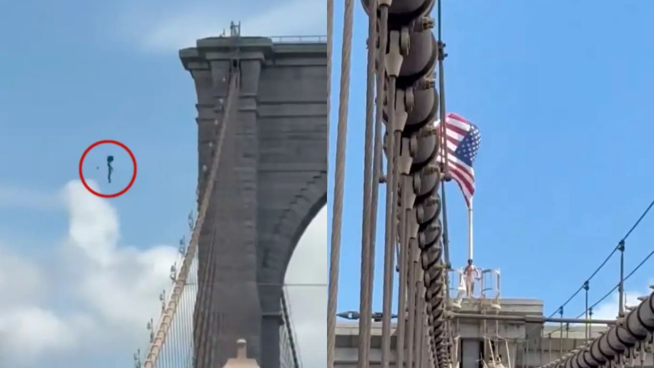 Policiais encontram homem que saltou nu da Ponte do Brooklyn - Aventuras na História