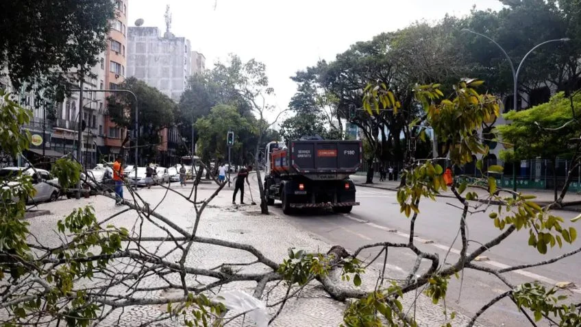 Defesa Civil do Rio envia alerta severo para ventos fortes