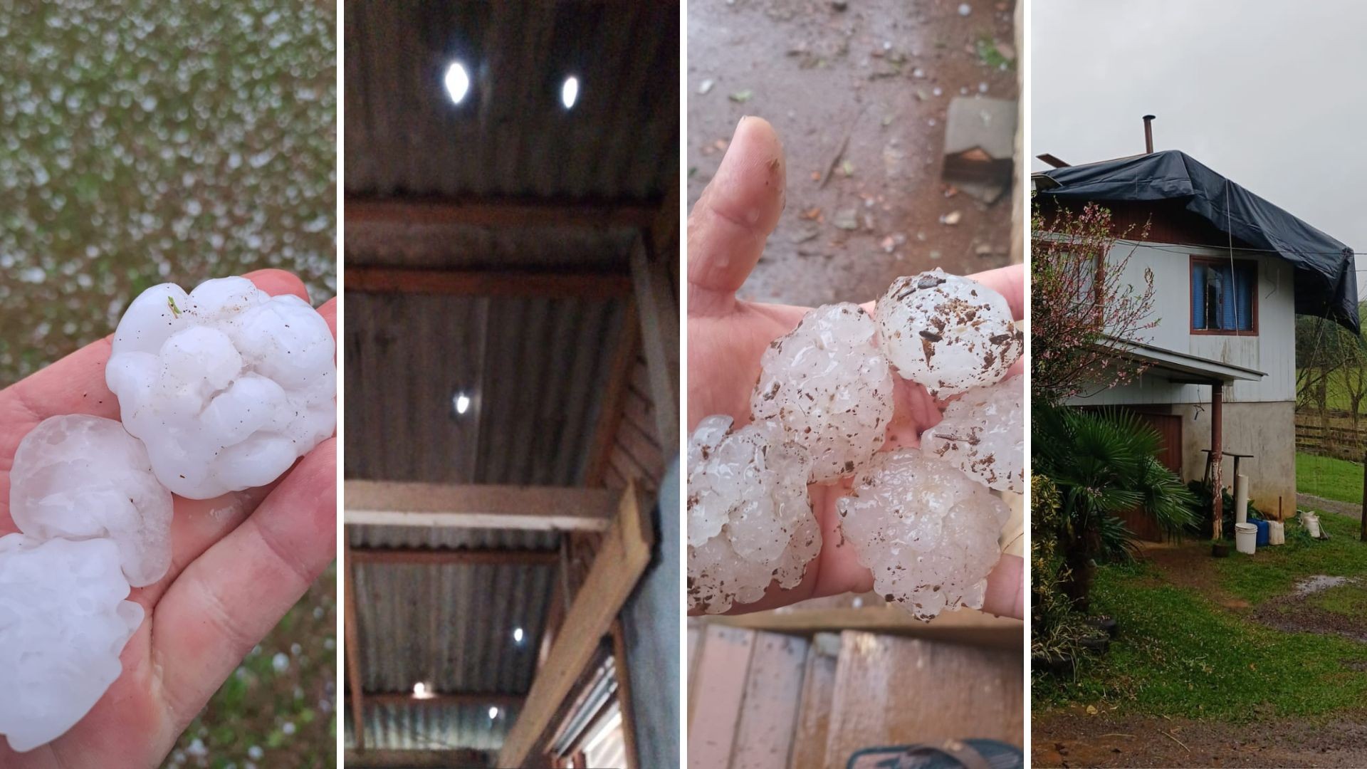 Ciclone no RS provoca granizo e Defesa Civil alerta para tornados G1