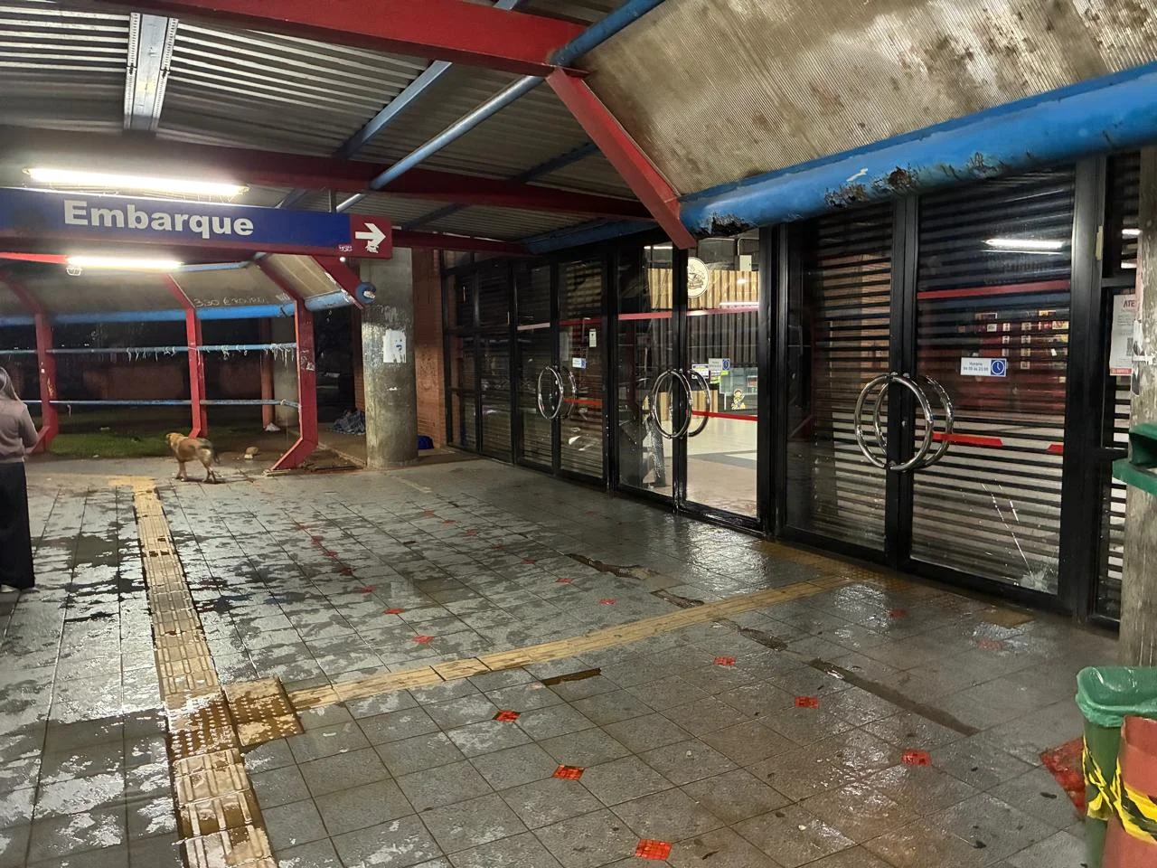 Trensurb fecha todas as estações após queda de árvore durante temporal abc+