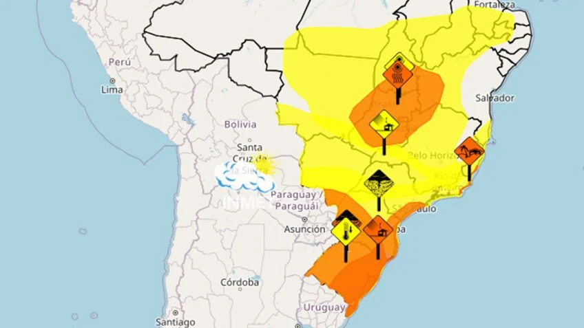 Saiba quais Estados serão afetados nesta 6ª pelo ciclone bomba