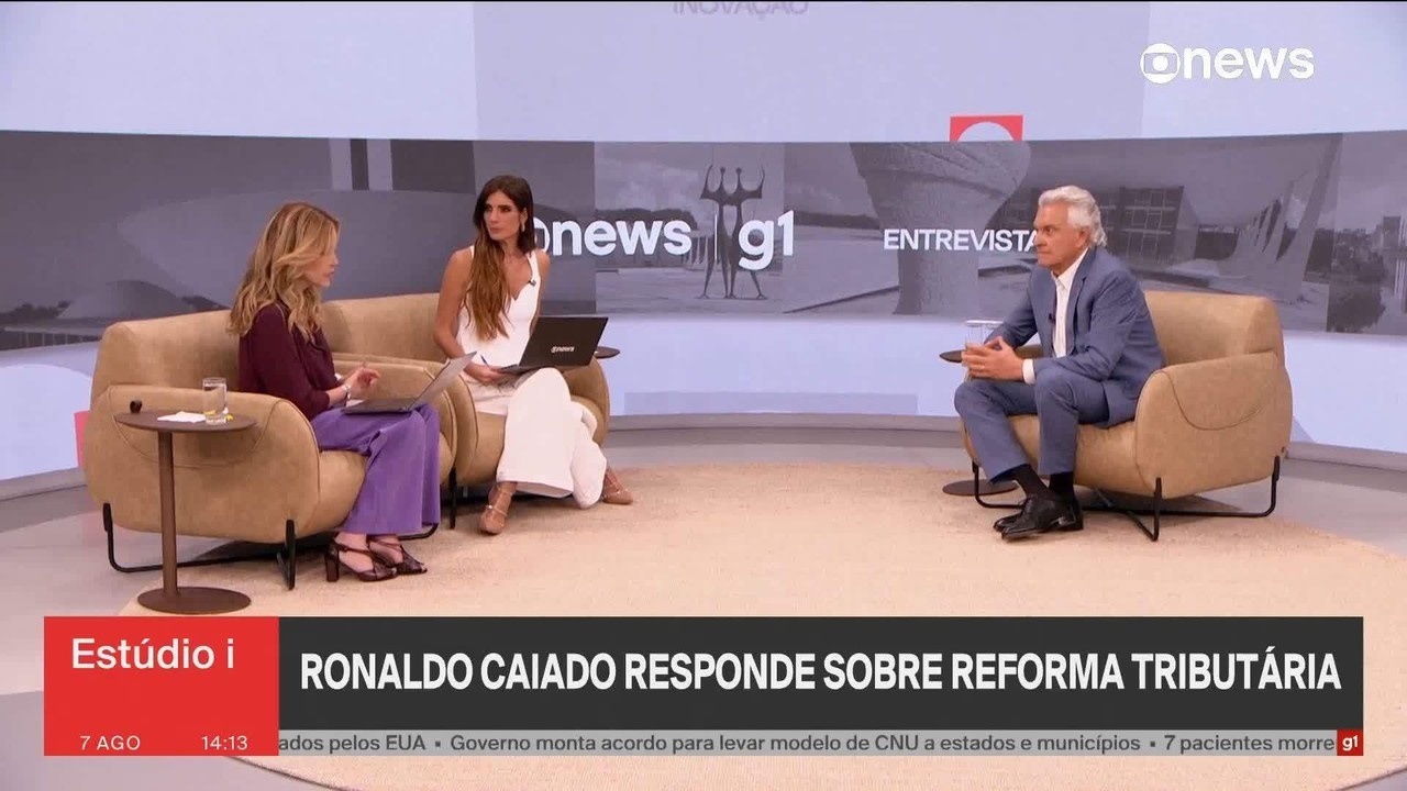 Caiado propõe polícia sulamericana, anistia a 8/1 e rever reforma G1