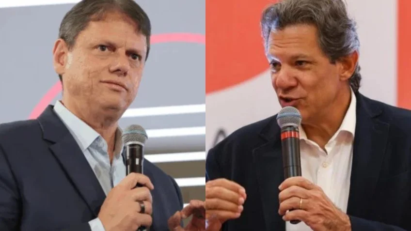 Tarcísio e Haddad se enfrentam em debate neste domingo