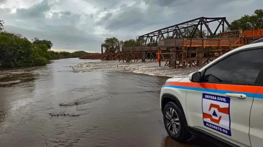 Tempestades deixam 2.686 desalojados no Rio Grande do Sul