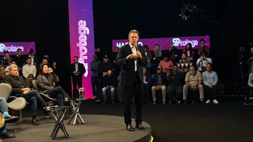 Haddad diz que Muralha Paulista de Tarcísio é só “um portal”