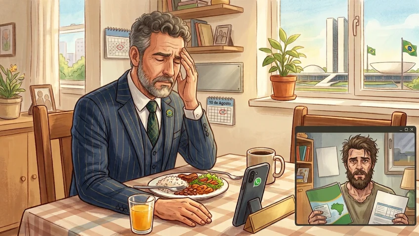 Voltaire de Souza Nada de almoço no Dia dos Pais
