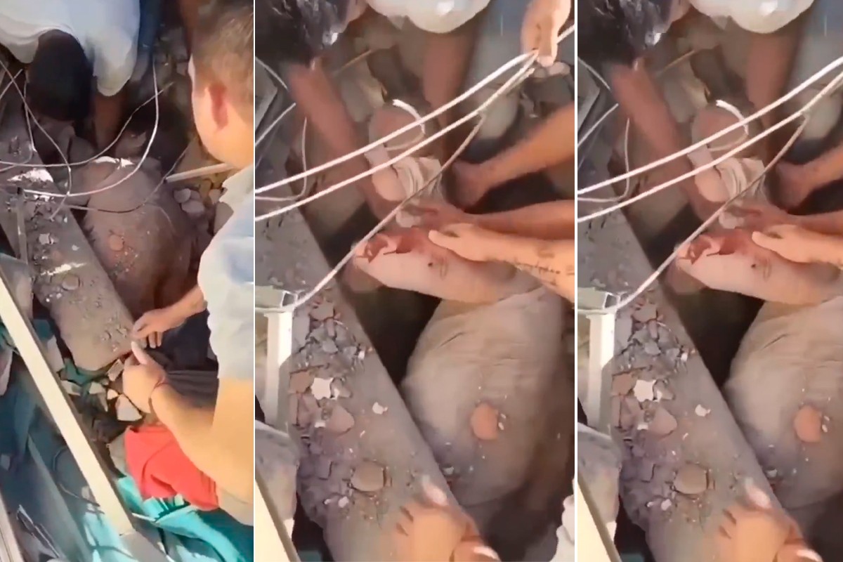 VÍDEO: bebê de 6 meses e mãe são resgatados dos escombros na Colômbia G1