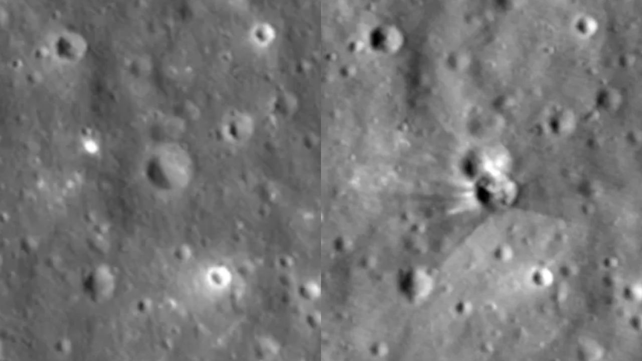 NASA divulga imagens de cratera causada por foguete da SpaceX na Lua - Aventuras na História