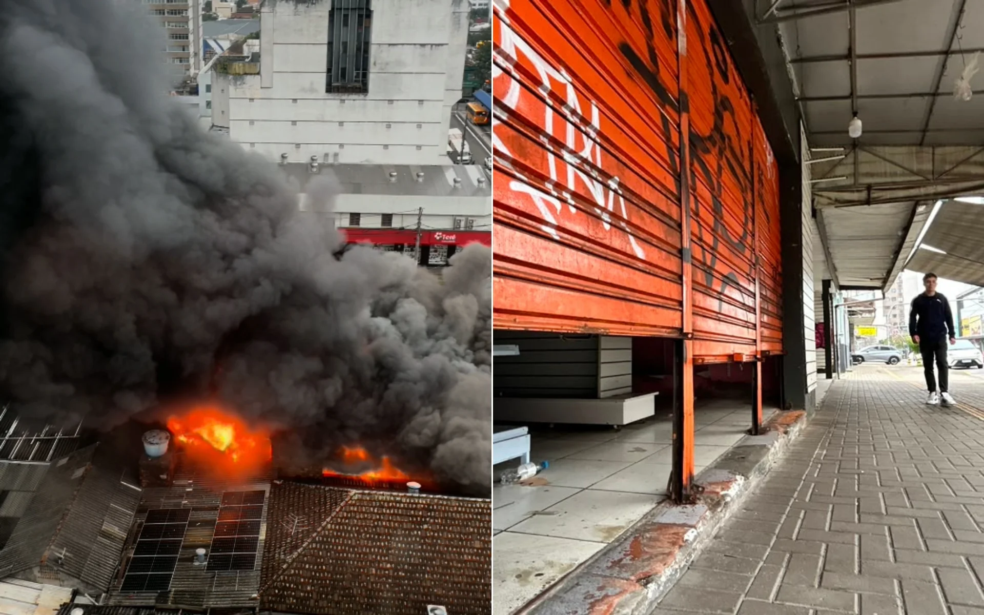 Incêndio em Novo Hamburgo: Bombeiros vão inspecionar estruturas para determinar quais lojas devem continuar fechadas abc+