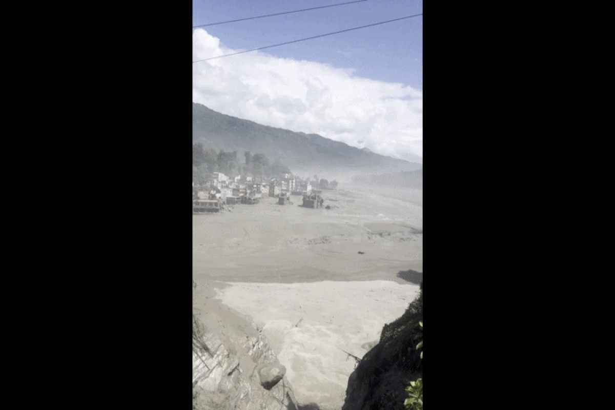 Inundação repentina deixa mortos e destruição no Nepal VÍDEO G1