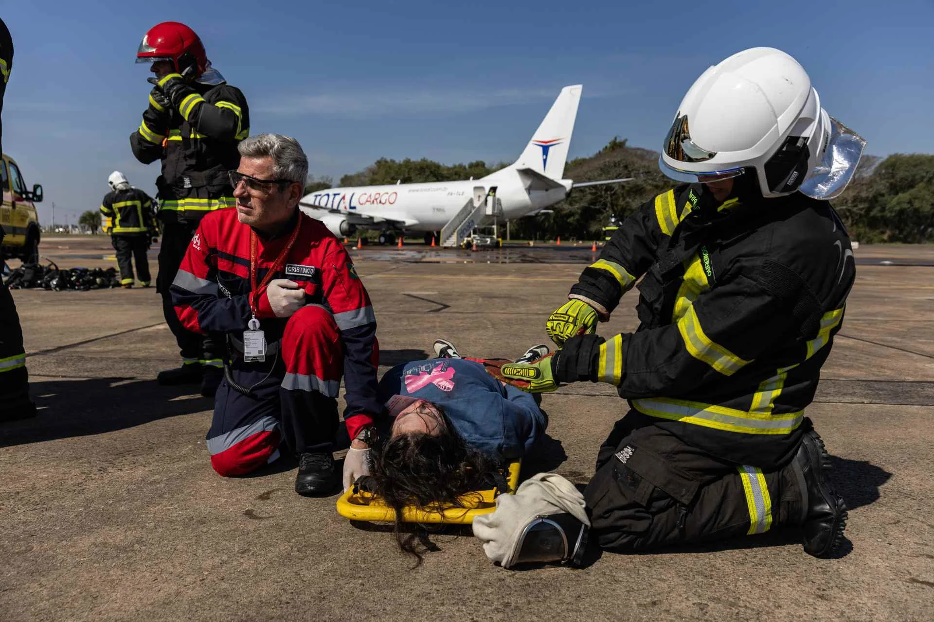 Aeroporto Salgado Filho realiza simulação de emergência veja imagens e como foi abc+
