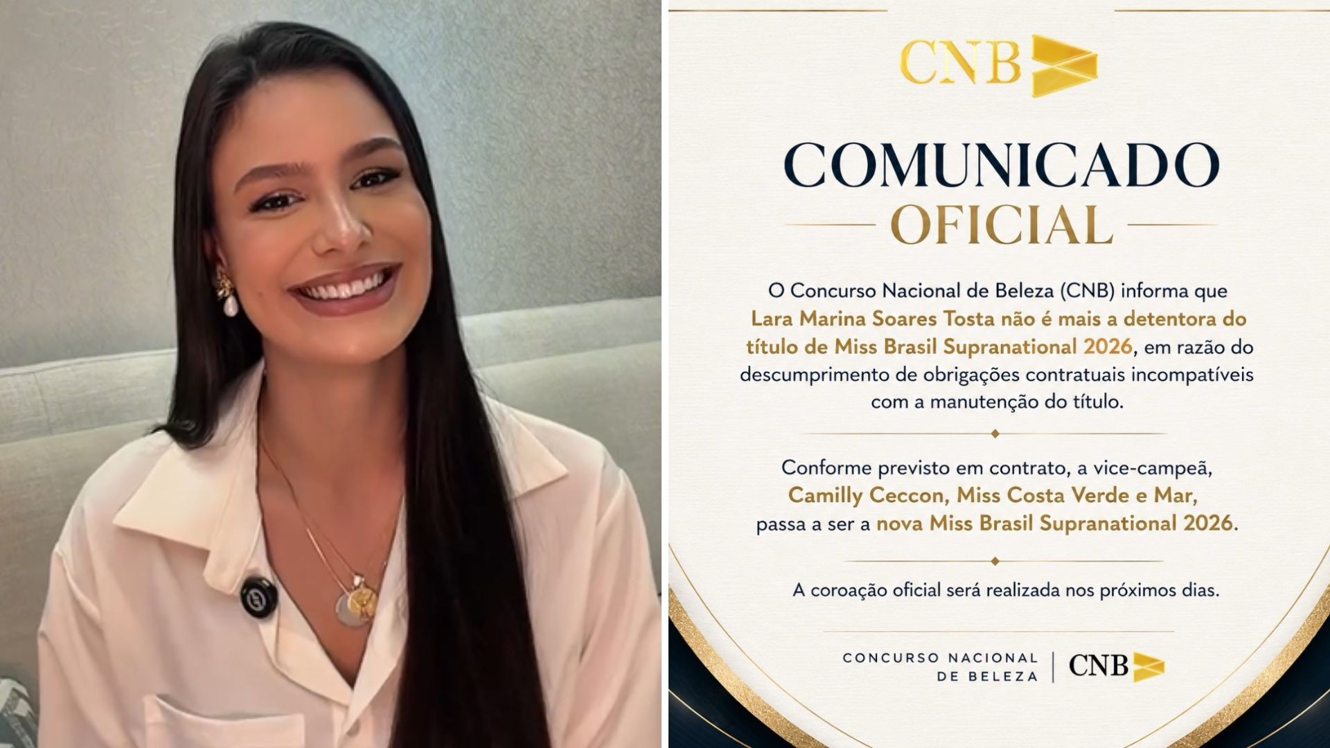 Miss Brasil Supranational 2026 perde posto ao anunciar gravidez G1