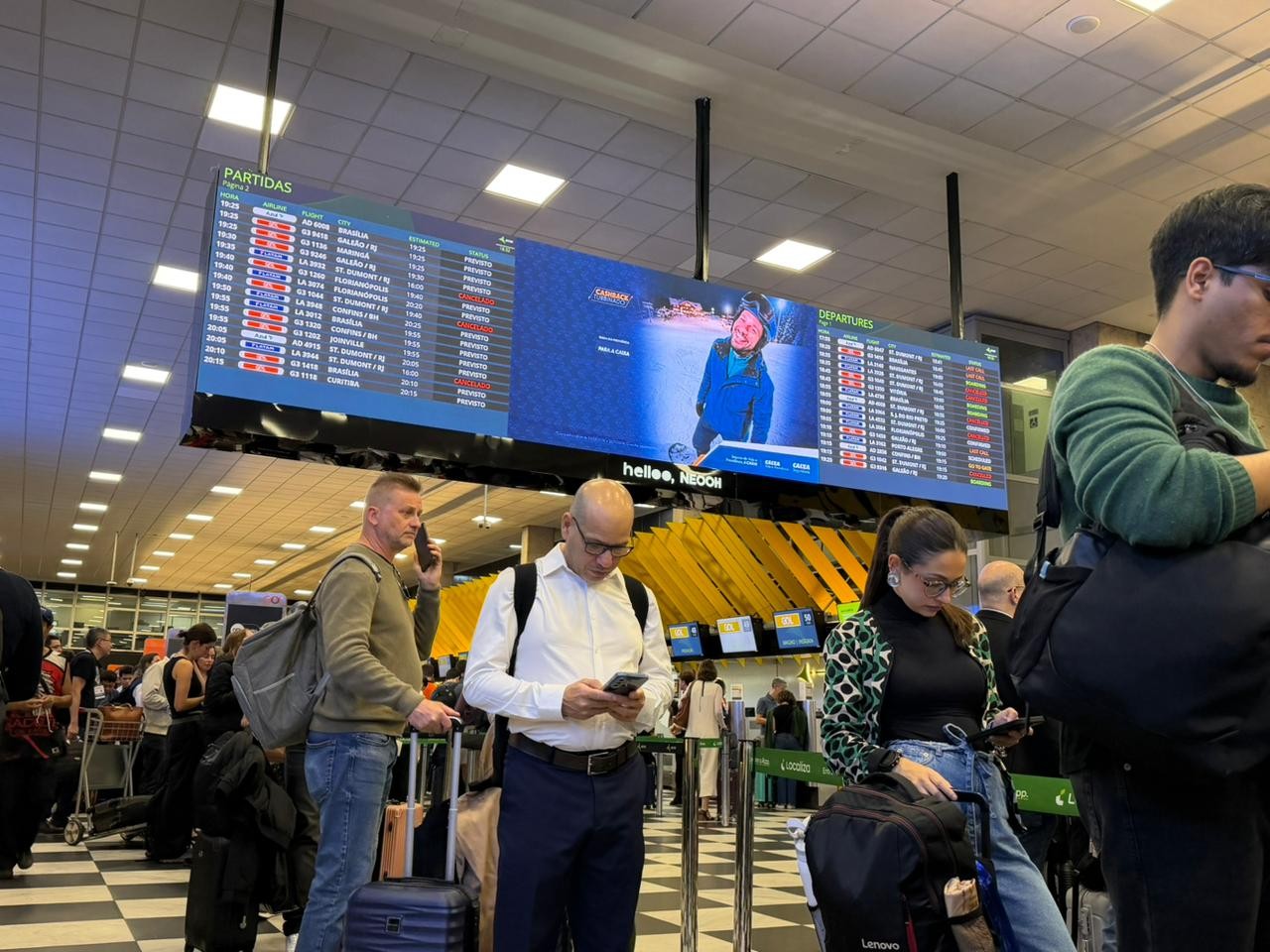 Aeroporto de Congonhas tem voos cancelados para o Santos Dumont após suspensão da operação no Rio G1