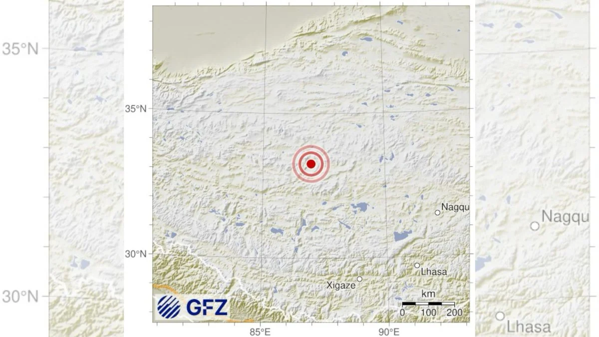 Terremoto de magnitude 4,9 atinge Tibete após inundações
