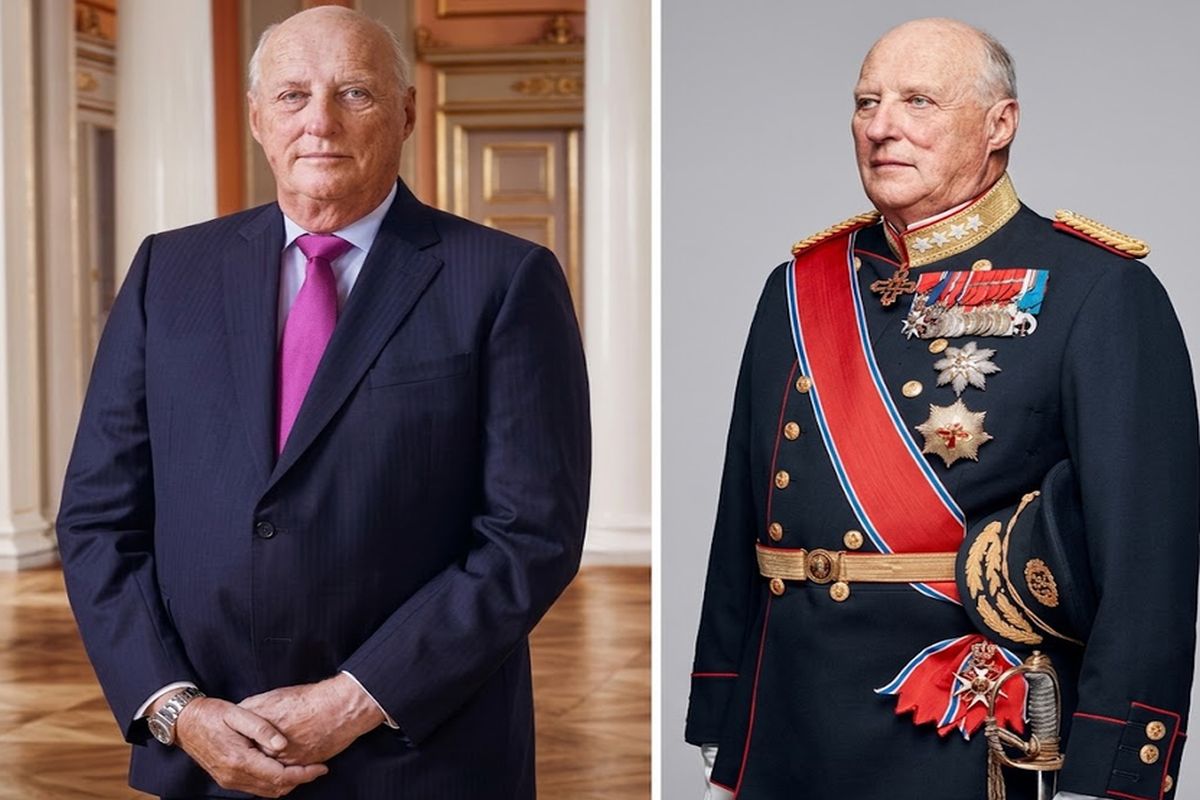 Morre o Rei Harald V da Noruega Rei Charles presta homenagem