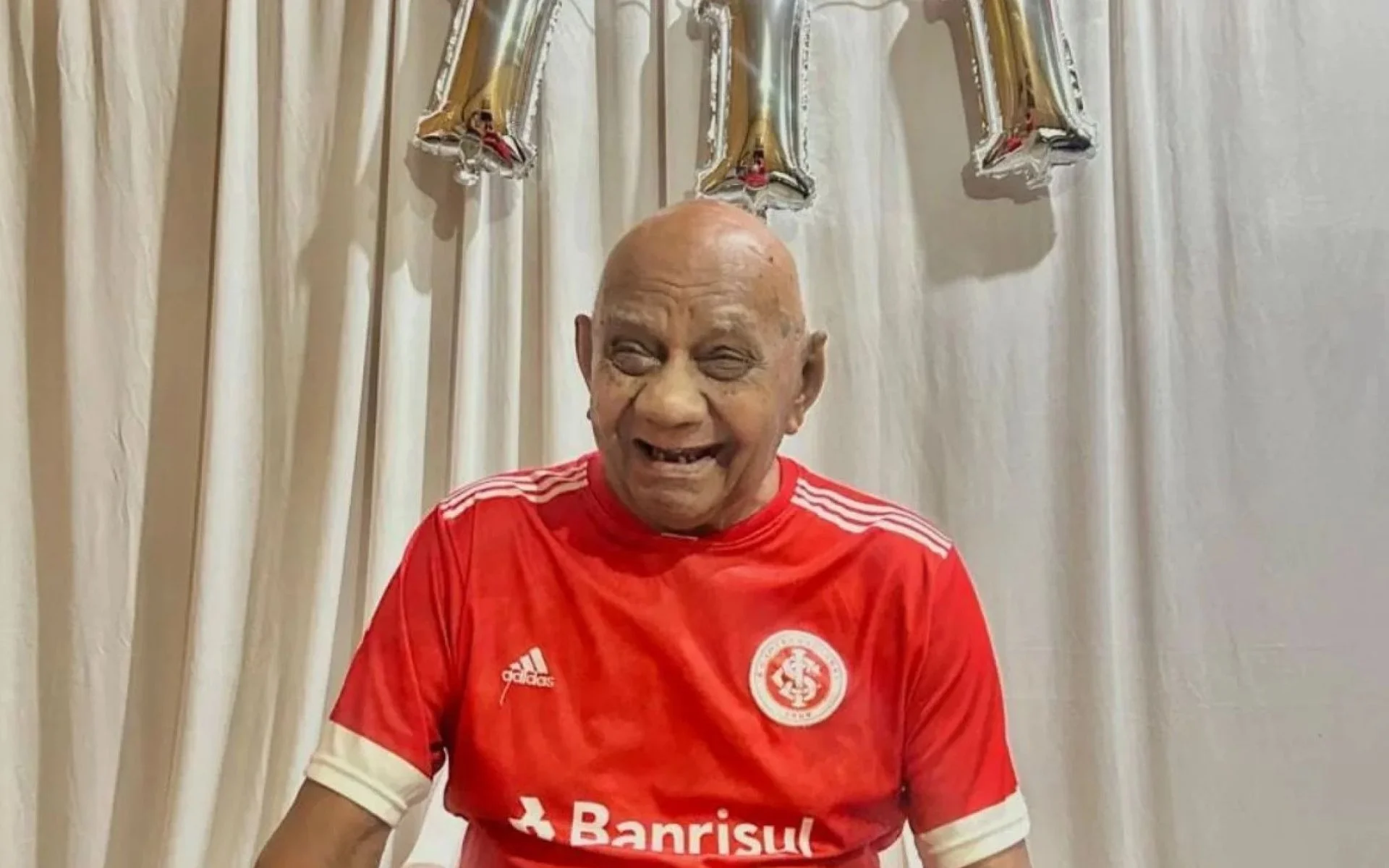 Muito simpático e feliz : Morre aos 112 anos morador de Taquara que ganhou aniversário especial no Beira-Rio abc+