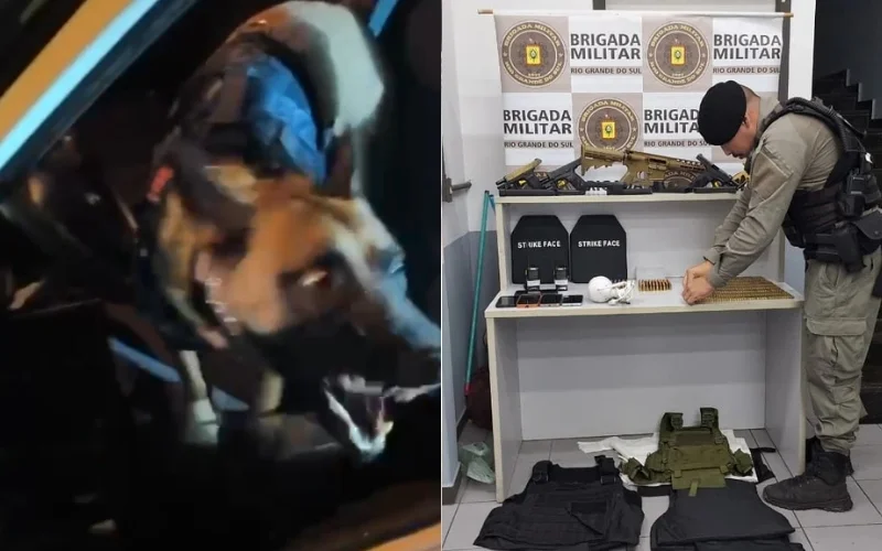 O que diz a defesa do dono de conveniência onde 5 foram presos com fuzil e pistolas em Novo Hamburgo abc+