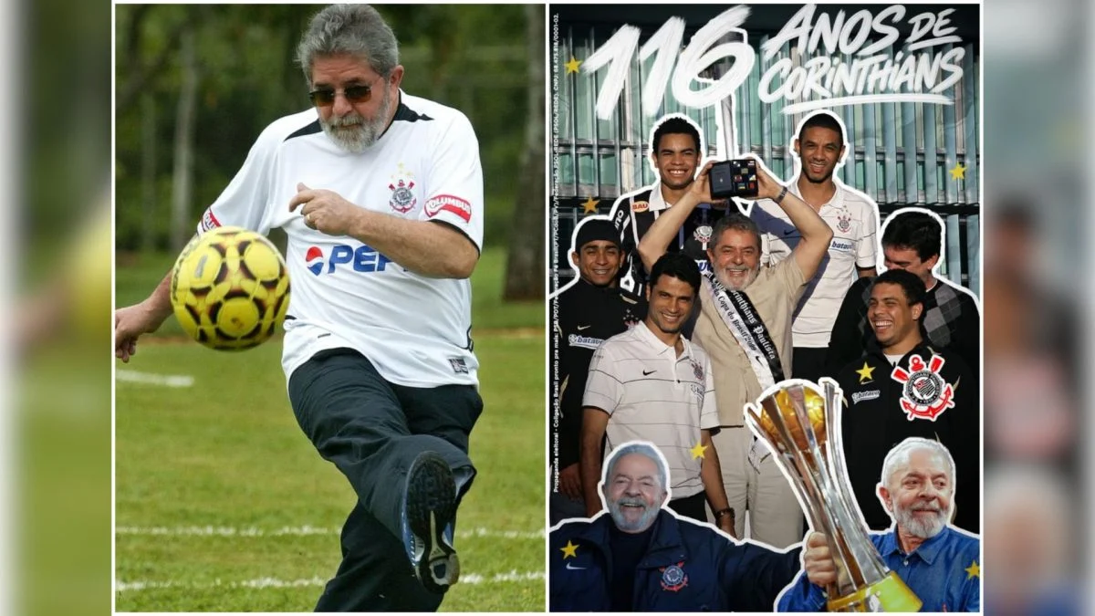 Lula posta fotos em homenagem aos 116 anos do Corinthians