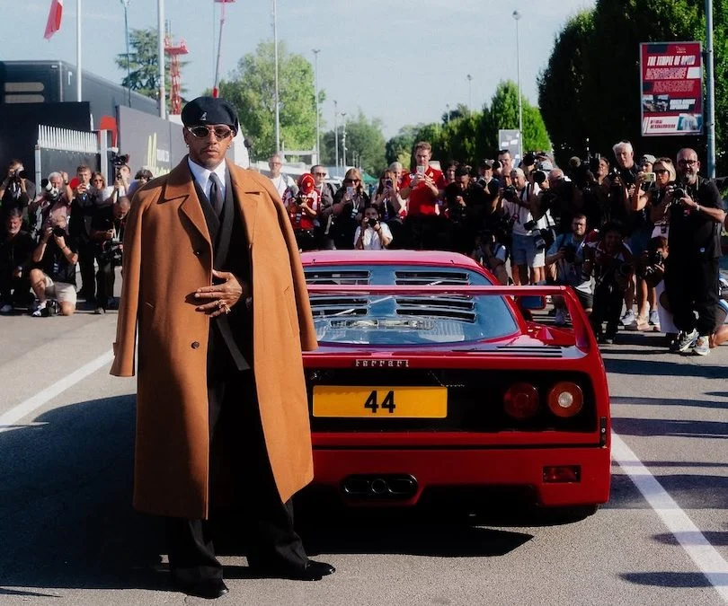 Mario Andrada O capo da Ferrari no templo de Monza