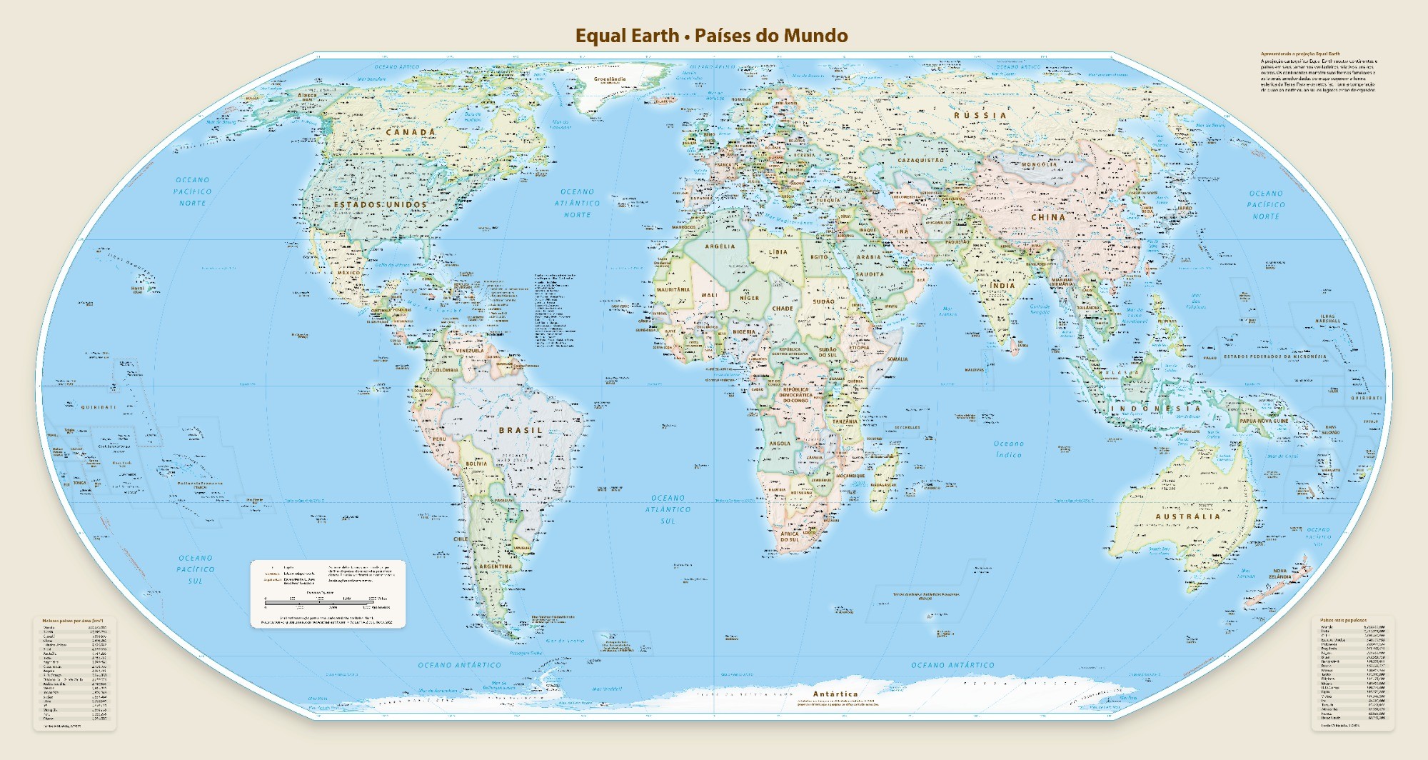 ONU aprova mudança do mapa-múndi para corrigir distorções que fazem continentes parecerem menores VEJA COMPARAÇÕES G1