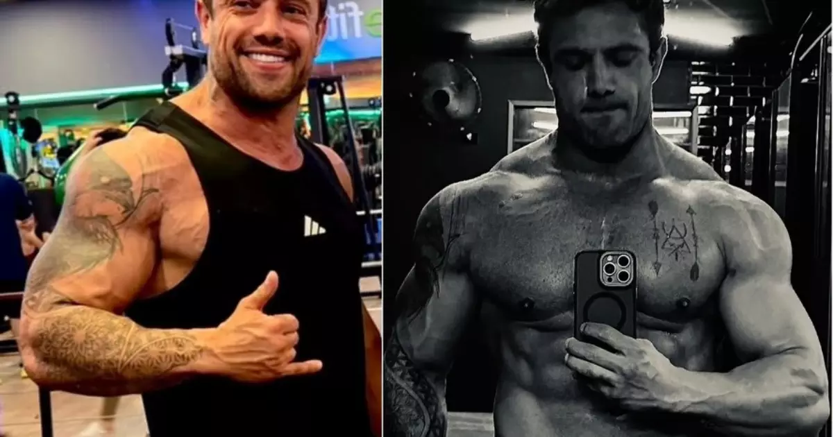 Rafael Cardoso exibe corpo musculoso após deixar clínica de reabilitação