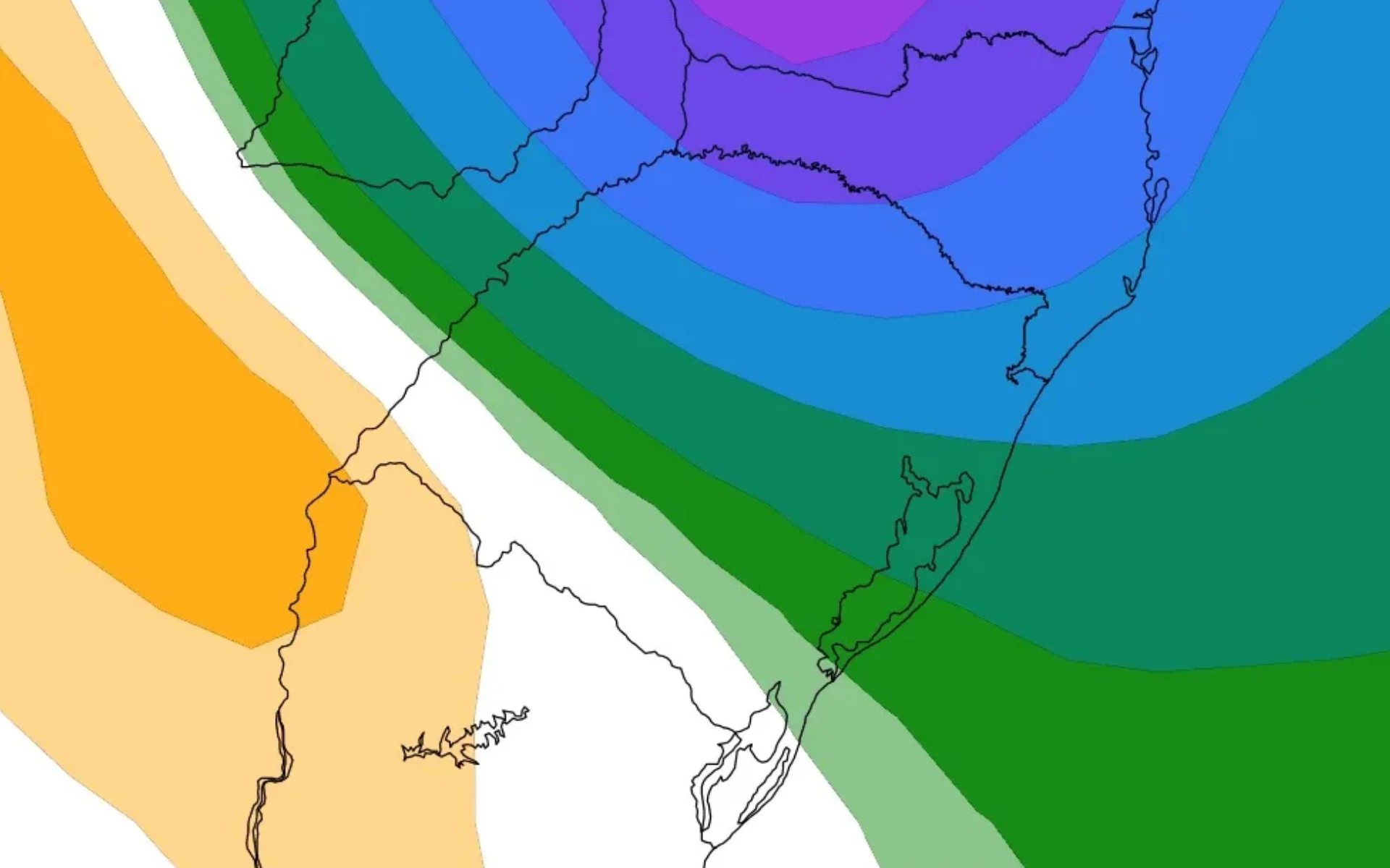 Chuva de uma estação em 30 dias: Sob efeito de El Niño recorde, RS entra em alerta para chuva extrema de até 500 mm em outubro abc+