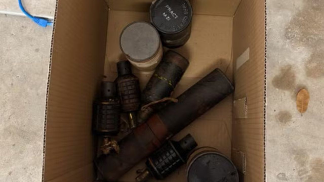 Homem compra caixa em leilão e acha granadas ativas da Segunda Guerra - Aventuras na História