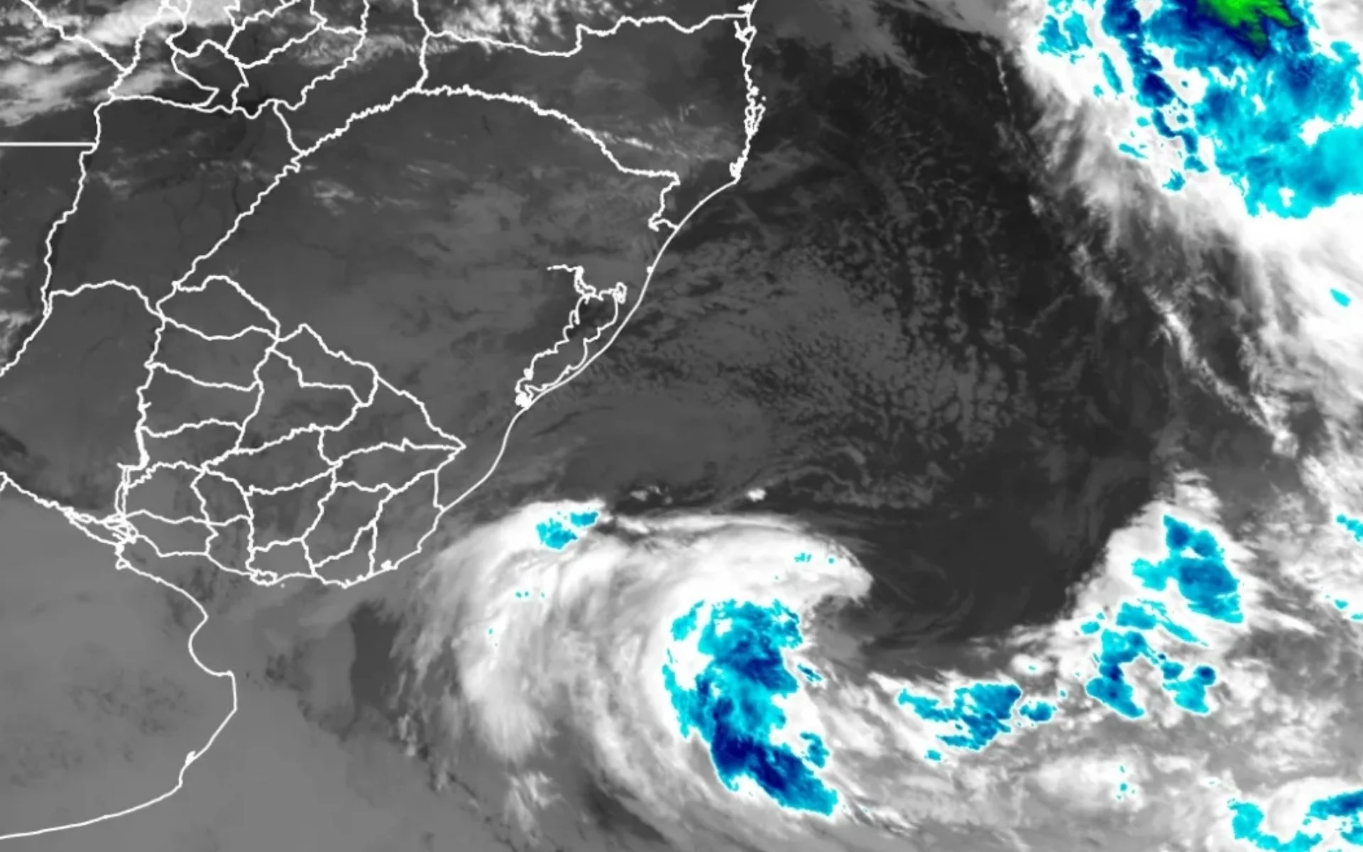 Mudança no tempo: Ciclone na costa traz vento de até 70 km/h e prepara virada na temperatura do RS, com frio de 5°C abc+