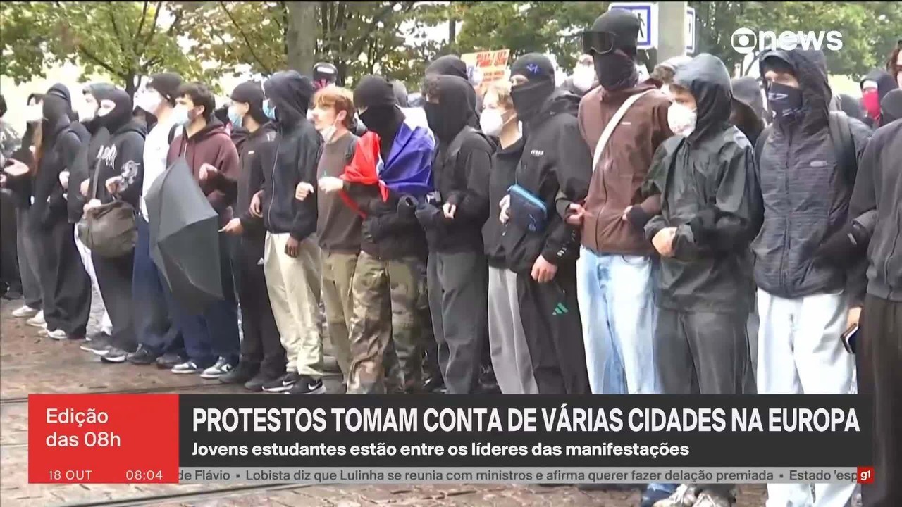 Protestos na Itália e Albânia geram confrontos com a polícia G1